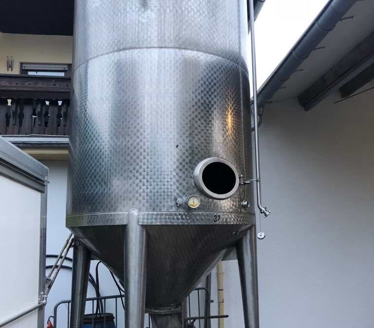 10.000 ltr. VA Maischegärtank