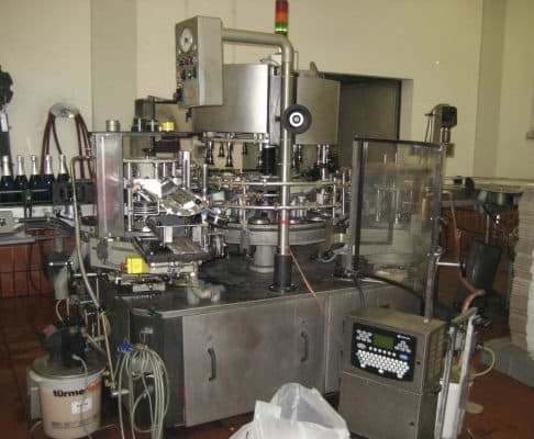 Piccolo Sekt-Füllanlage gebraucht, Anlage 2, Leistung ca. 3.500 Fl./h, Sparkling Wine Filling Line
