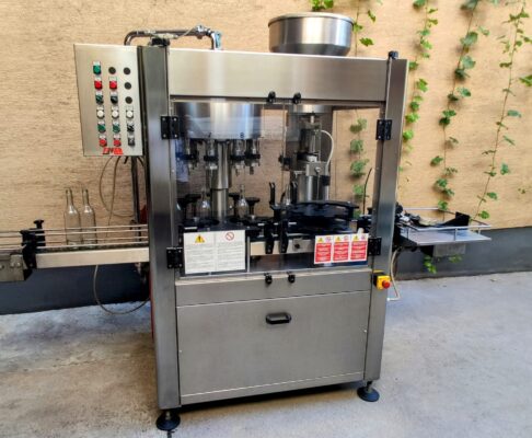 1x MAG / FIMER kompakte Abfüllanlage mit 9er Vakuumfüller & Naturkorker incl. CO2 Überlagerung