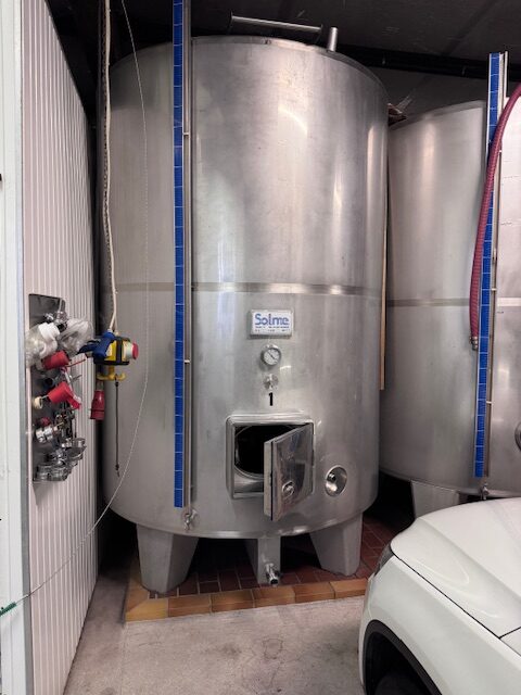 1x 7.000 ltr. VA Kühltank / Lagertank SOLME, gebraucht, komplett isoliert